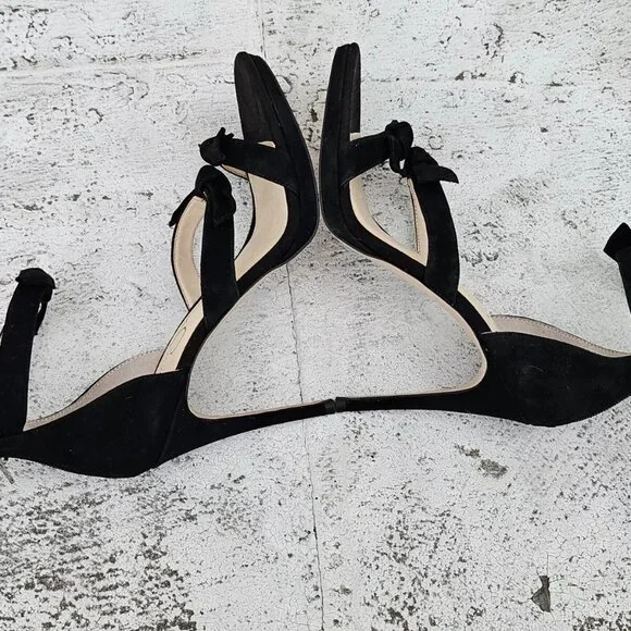 Jessica Simpson Women Heel Pump Sandal Black Suede Upper JS Kaycie Size 8.5M 39 - Picture 9 of 13